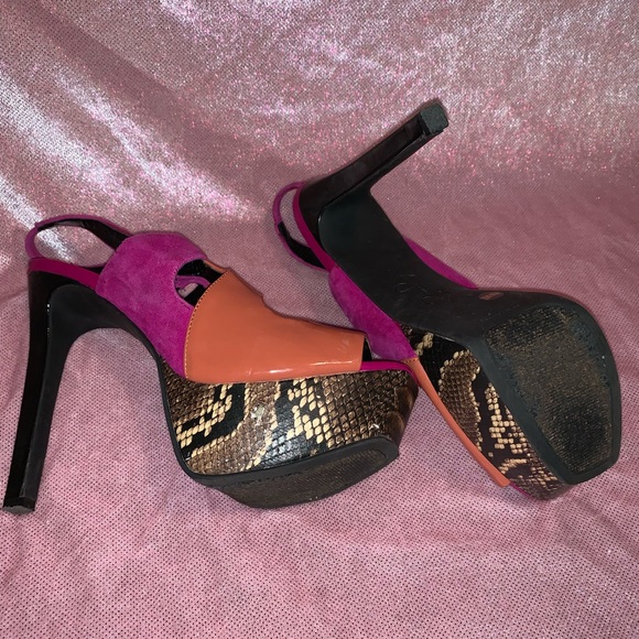 Color Block Heels - Picture 3 of 3